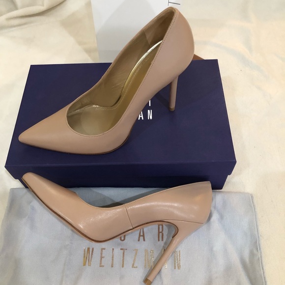 Stuart Weitzman Shoes - Stuart Weitzman Nouveau Adobe Nappa Heels